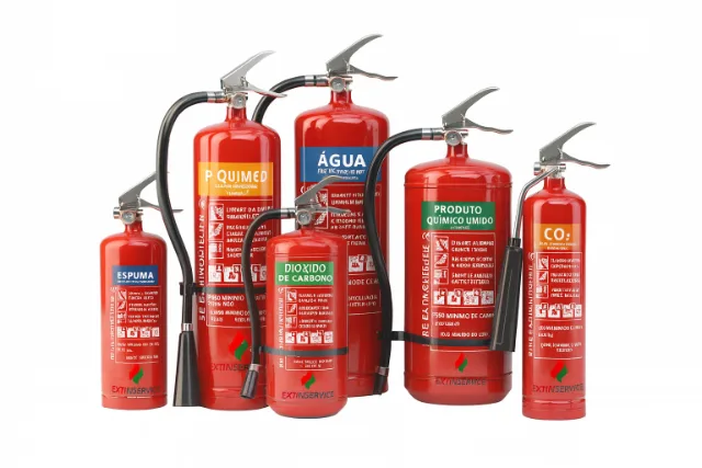 Extintores de incêndio
